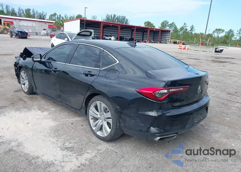 2021 Acura Tlx Technology Package из США, поврежденный, VIN 19UUB5F40MA009933